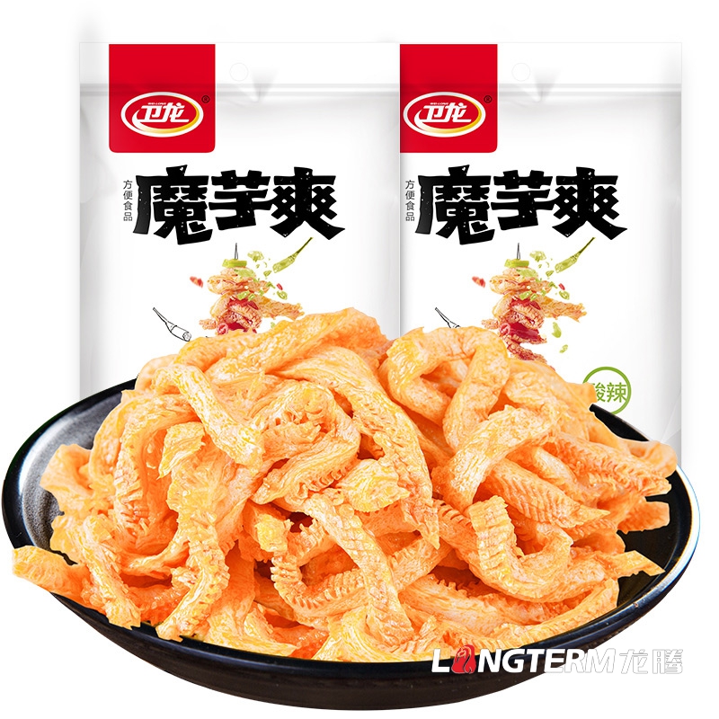 成都辣条包装袋设计公司|麻辣零食小吃五香麻辣味辣片面筋产品包装设计效果图