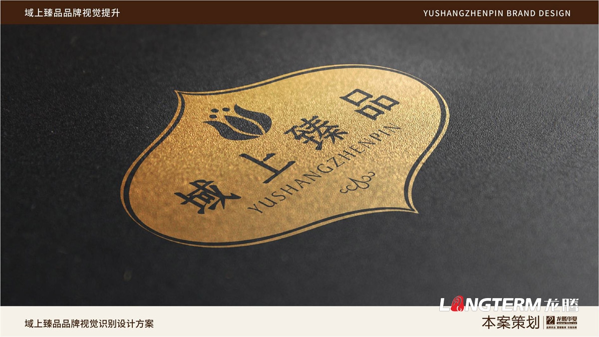 域上臻品品牌logo及vi形象设计_成都企业品牌标记商标创意视觉提升计划_品牌视觉符号提炼及字体设计